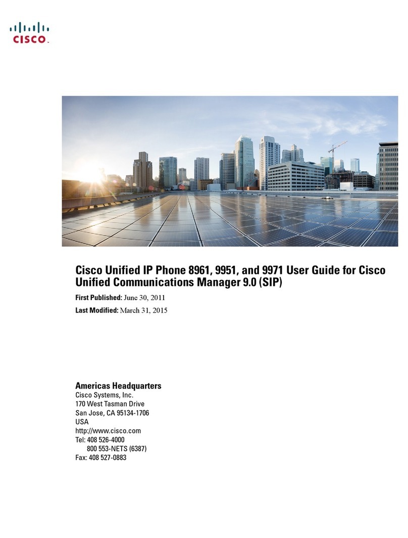 Cisco Unified 8961 User manual