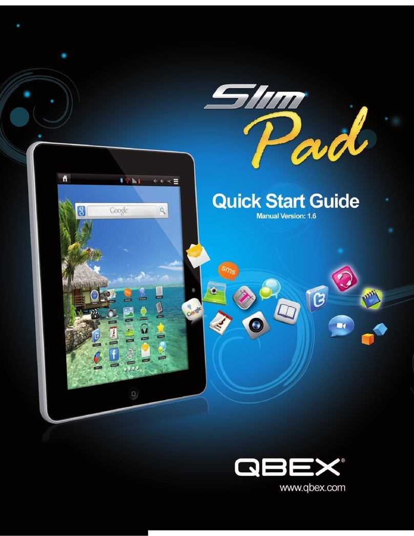 Qbex Slim Pad User manual