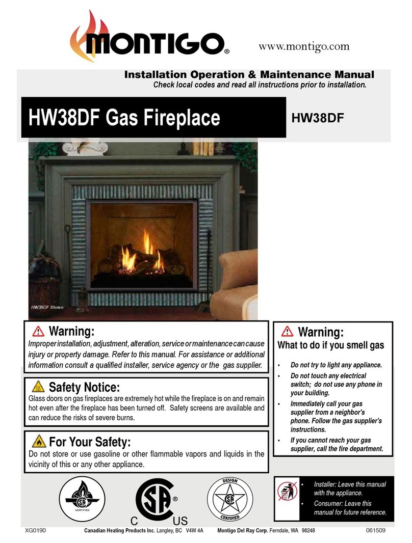 Montigo HW38DF User manual