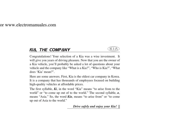 Kia 2007 Magentis User manual