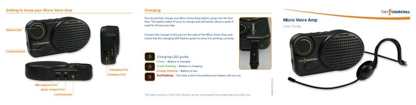 Toby Churchill Micro Voice Amp user guide