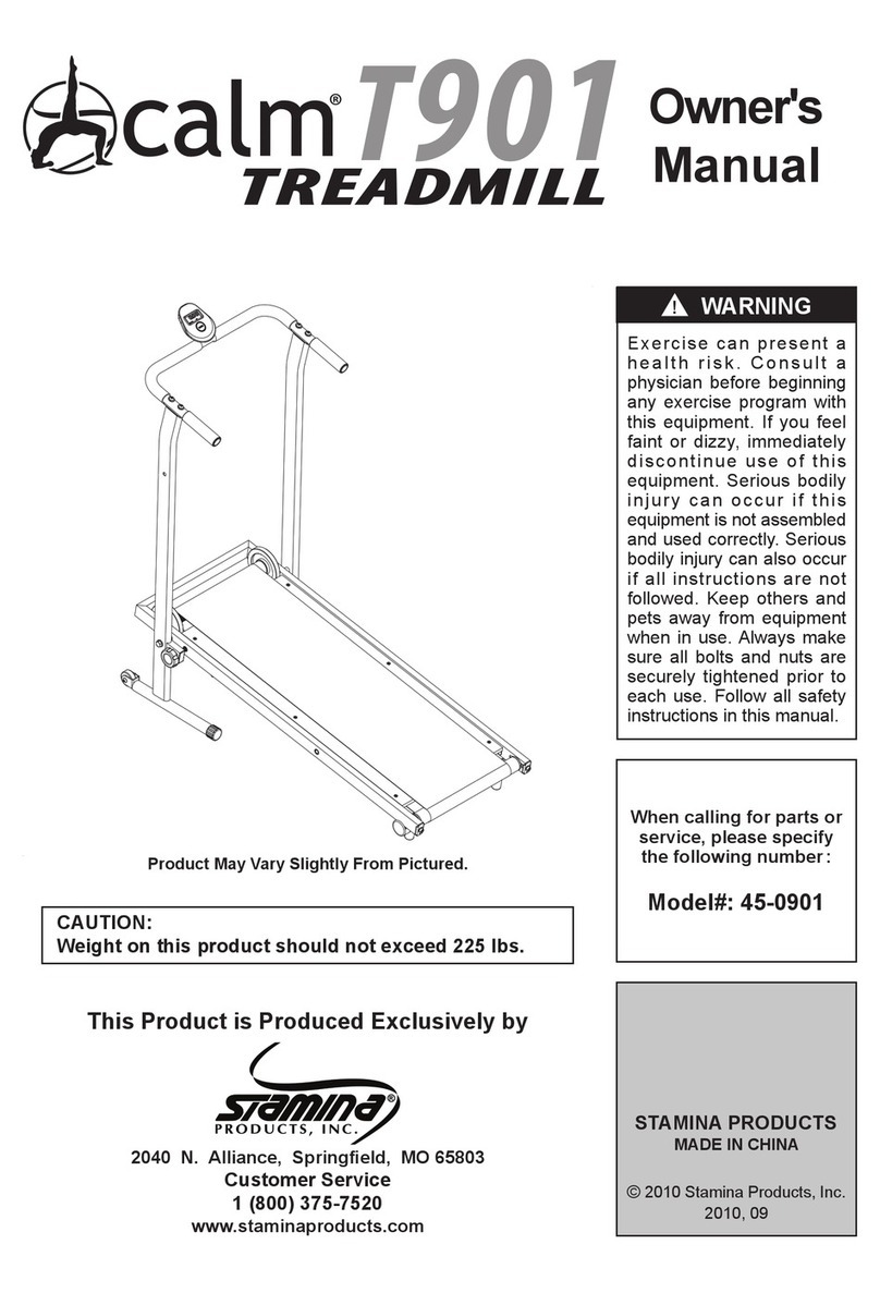 Stamina Calm T901 User manual