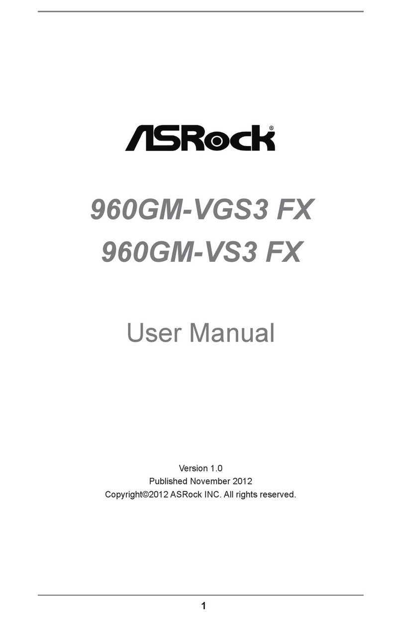 ASROCK 960GM-VS3 FX user manual