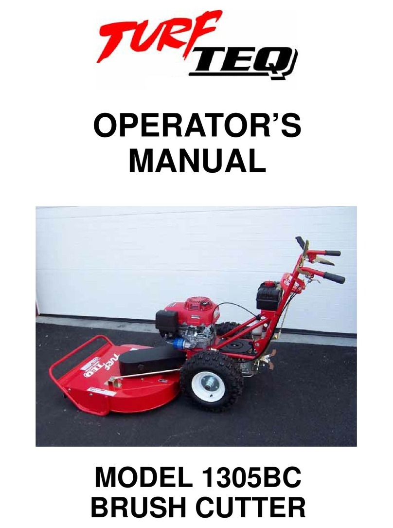 Turf Teq 1305B Operator's manual