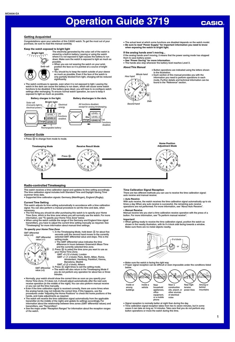 Casio 3719 User manual Casio 3719 User manual
