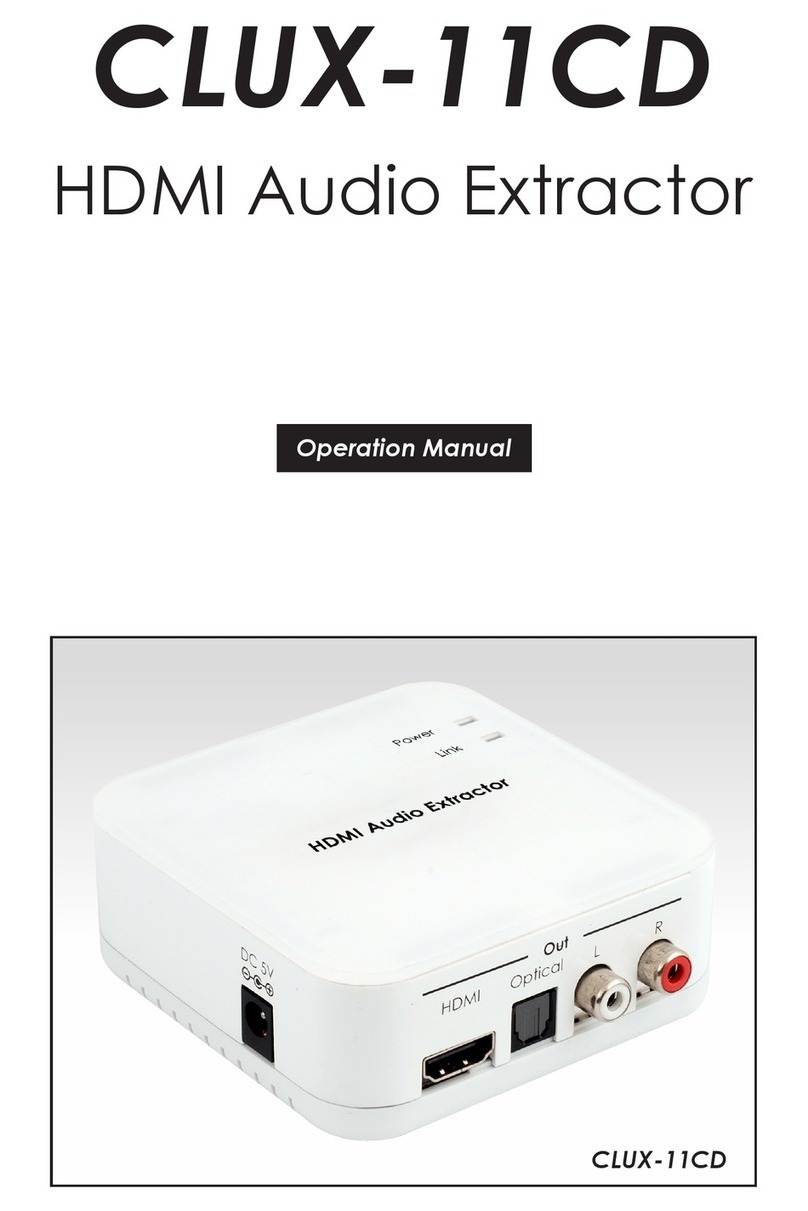 Cypress CLUX-11CD Operation manual
