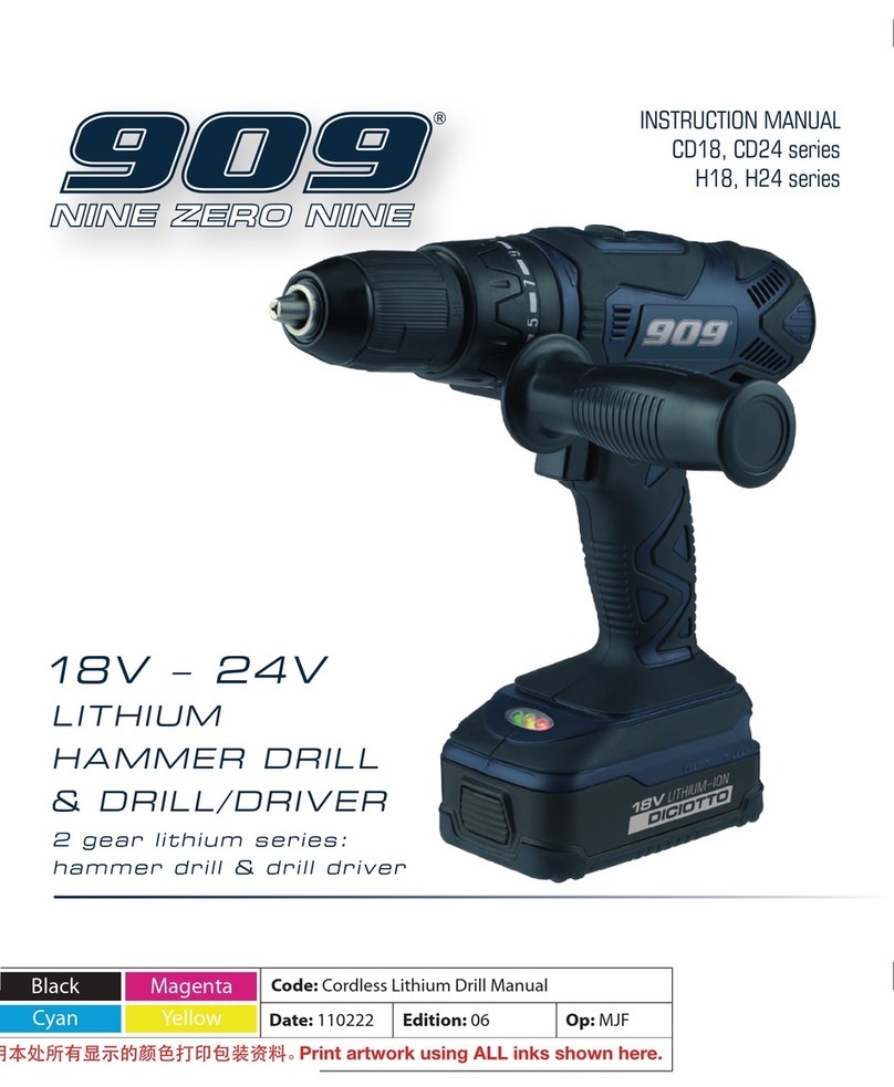909 CD18 series User manual