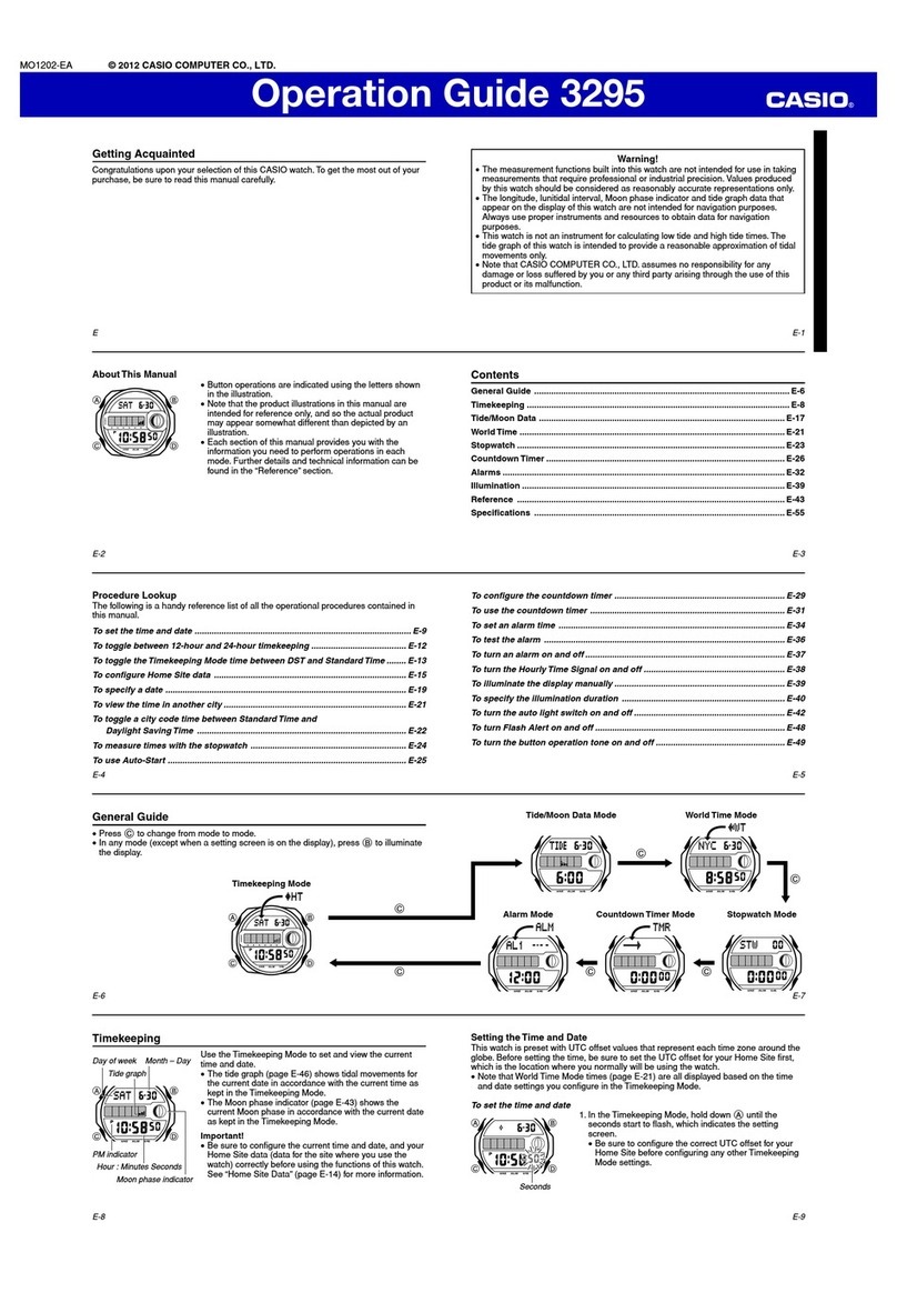 Casio 3295 User manual