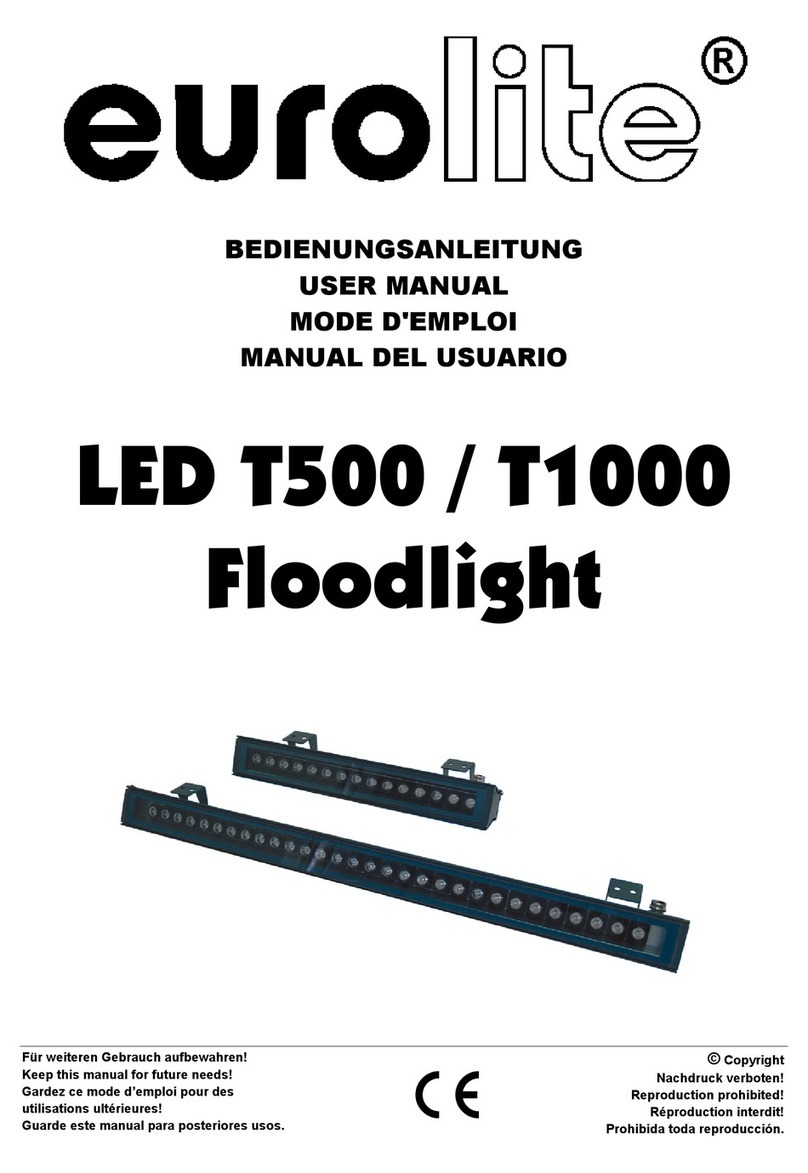 EuroLite LED T500 Floodlight user manual