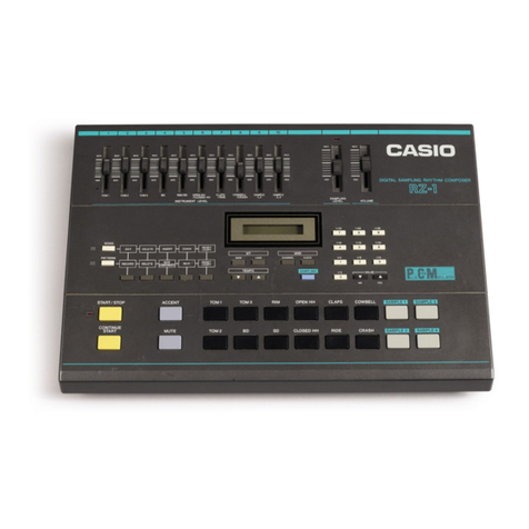 Casio RZ-1 User manual