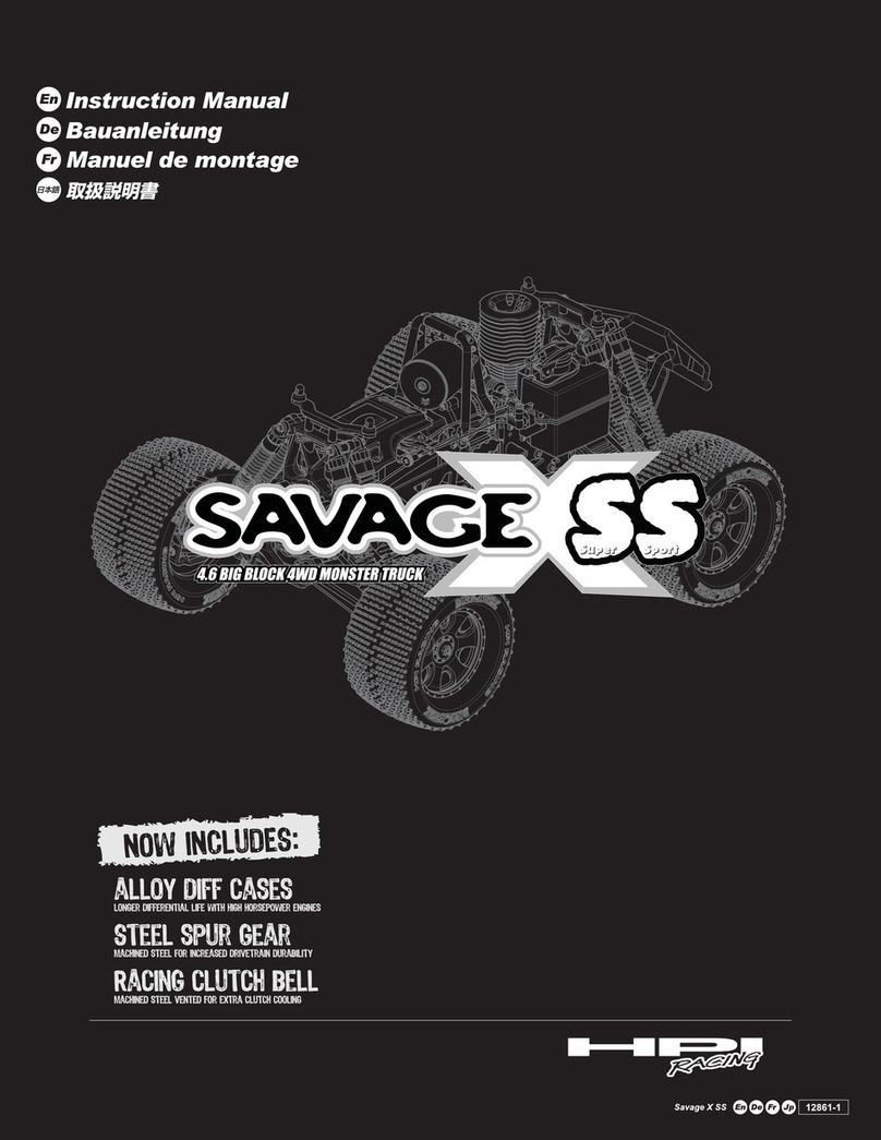 HPI Racing Savage XSS instruction manual