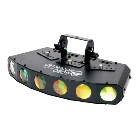 ADJ Gobo Motion LED Installation instructions