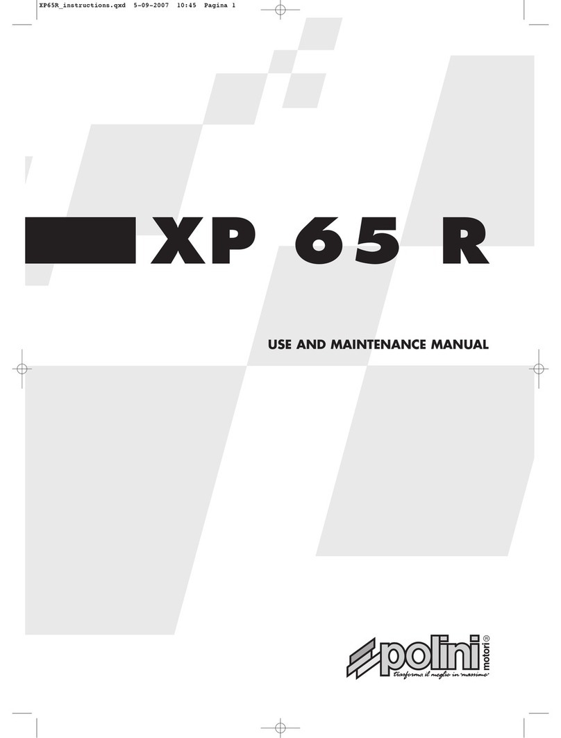Polini XP 65 R User manual