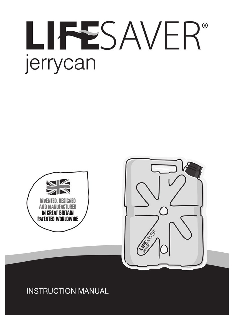Lifesaver jerrycan User manual