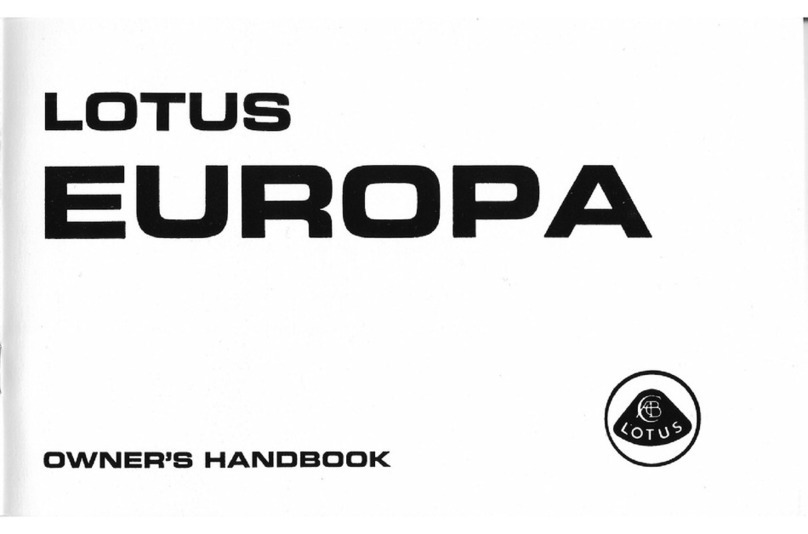 Lotus Europa Owner's handbook