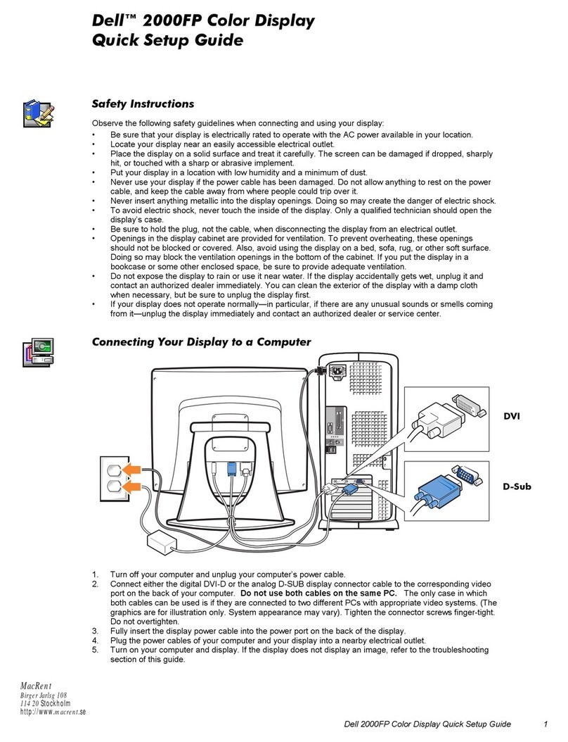 Dell 2000FP User manual Dell 2000FP User manual