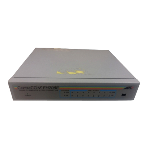 Allied Telesis AT-FH708E User manual