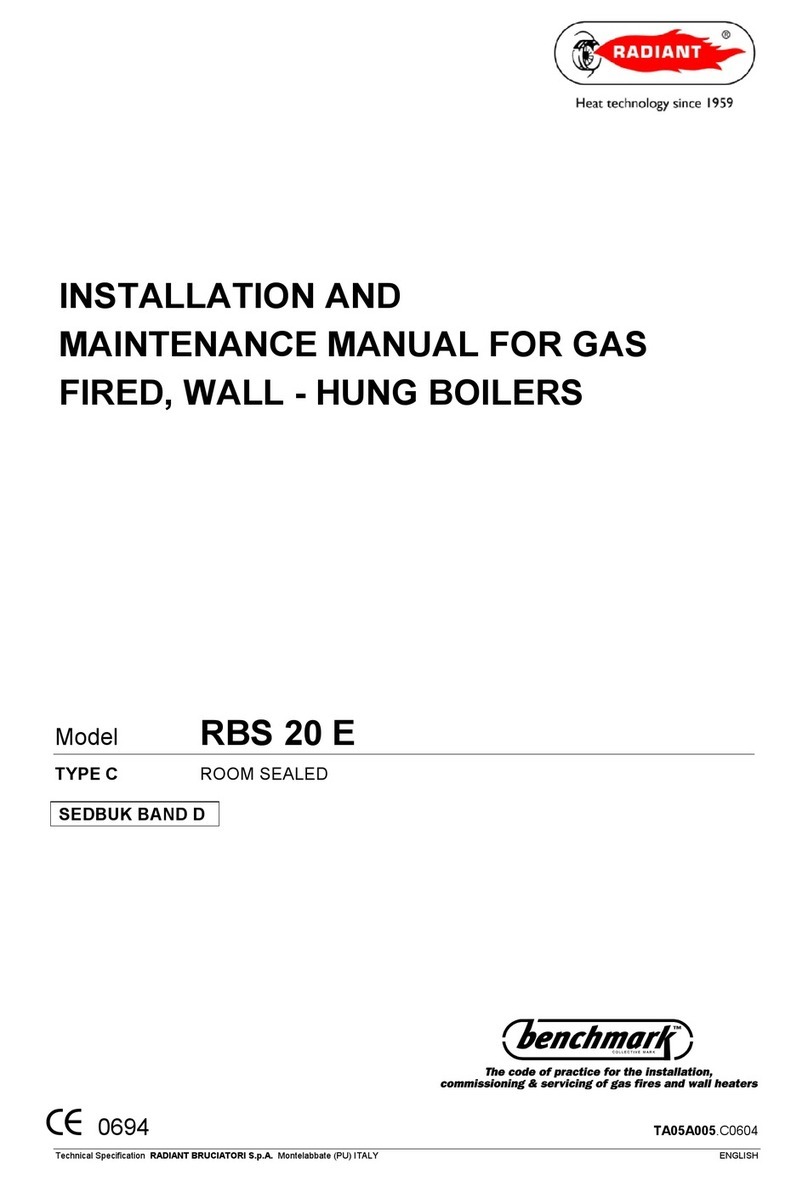 Radiant RBS 20 E User manual