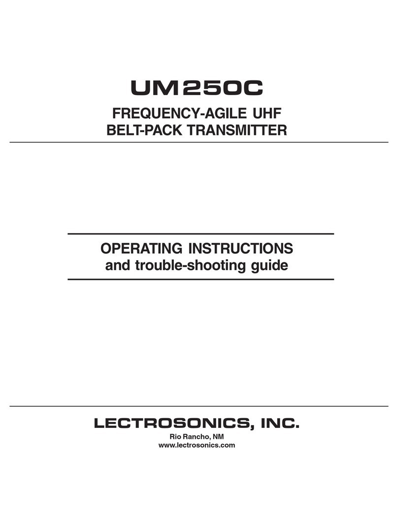 Lectrosonics UM250C User manual