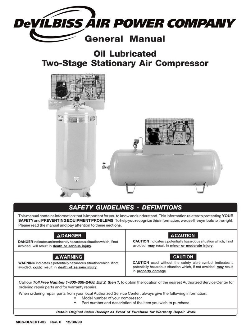 DeVilbiss Air Compressor General manual