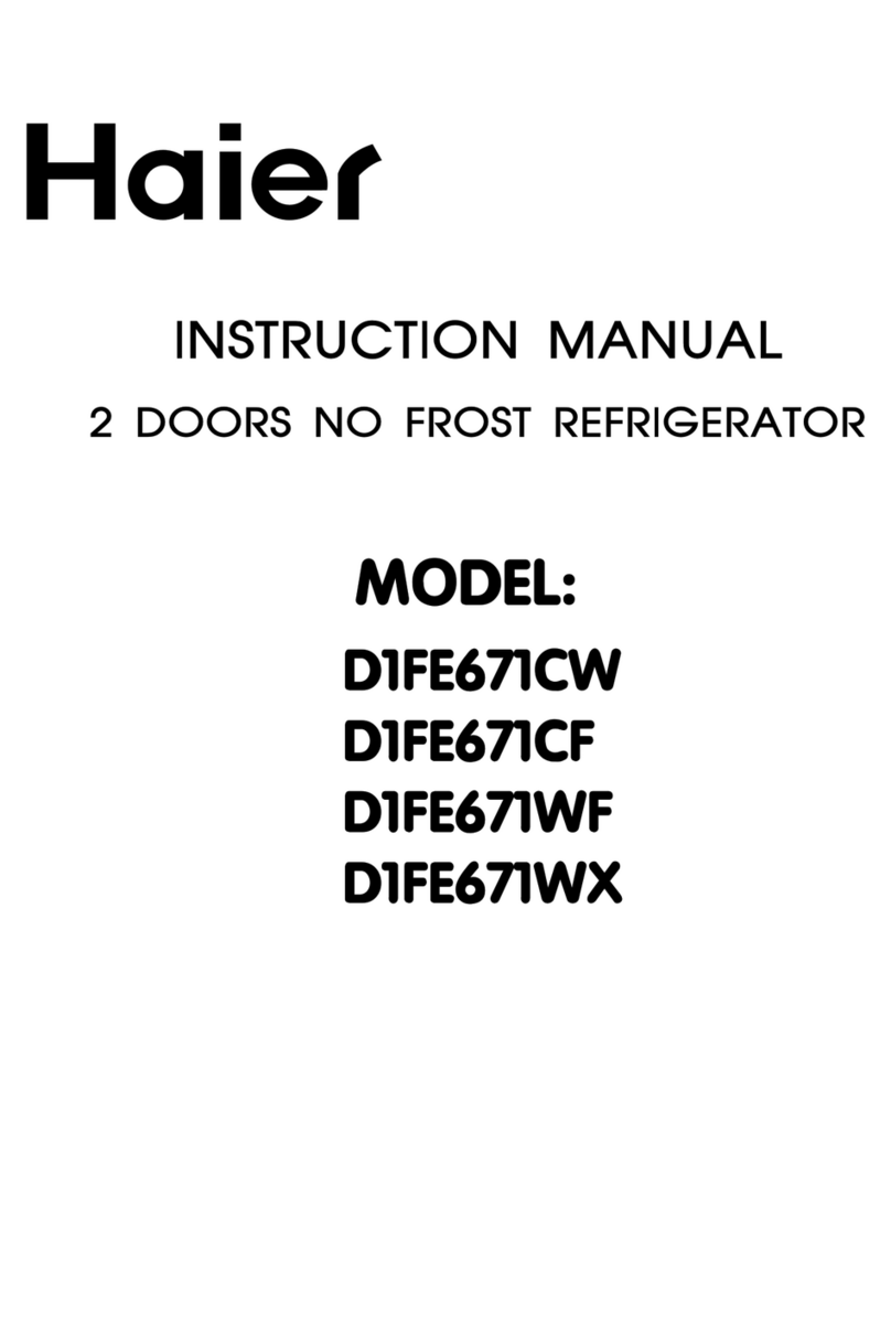 Haier D1FE671CW instruction manual