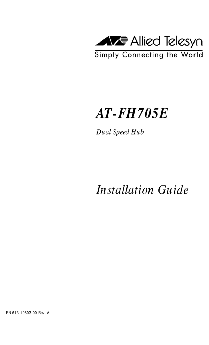Allied Telesis AT-FH705E User manual