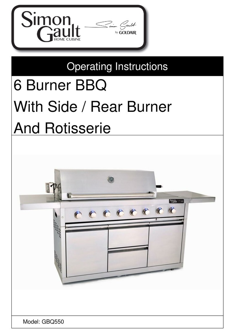 Simon Gault GBQ550 operating instructions Simon Gault GBQ550 operating instructions