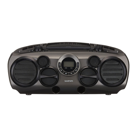 Goodmans GPS04BLK User manual