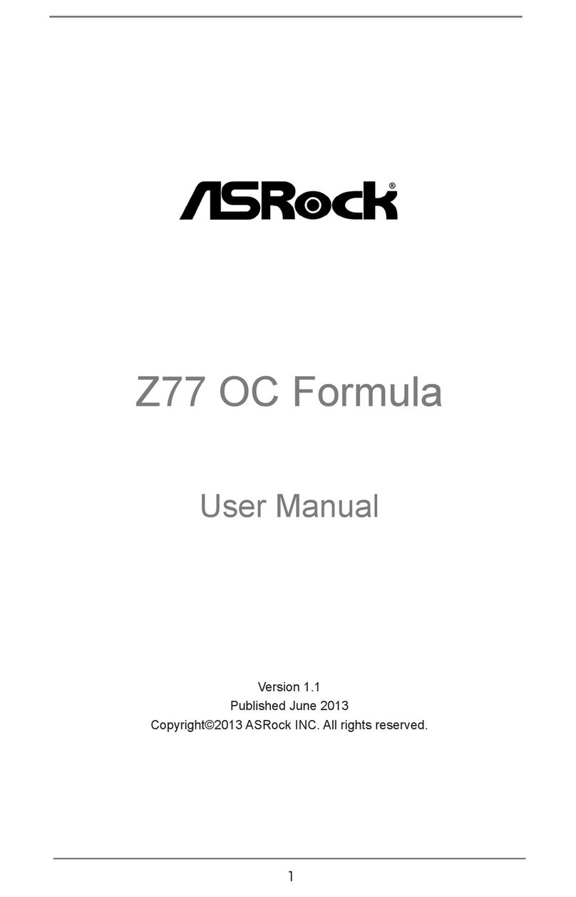 ASROCK Z77 OC Formula User manual ASROCK Z77 OC Formula User manual