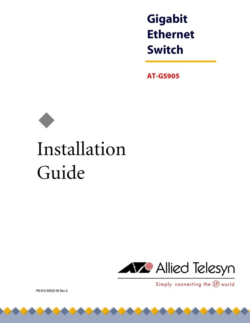 Allied Telesis AT-GS905 User manual