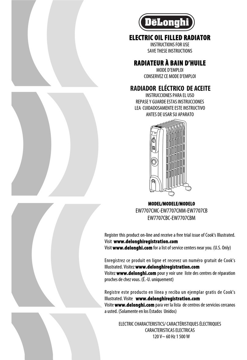 DeLonghi EW7707CB Instructions for use