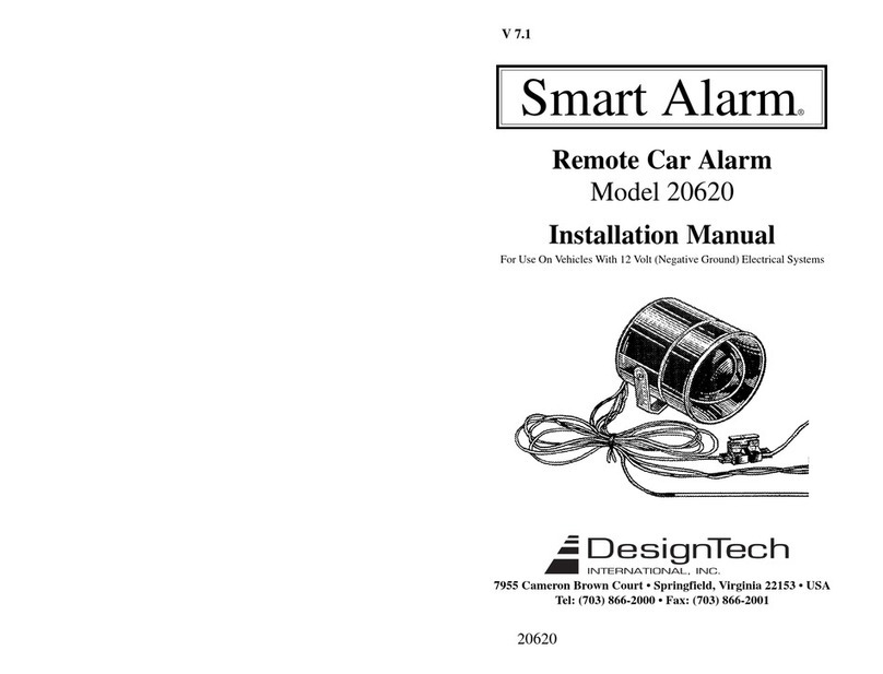 DesignTech Smart Alarm 20620 User manual