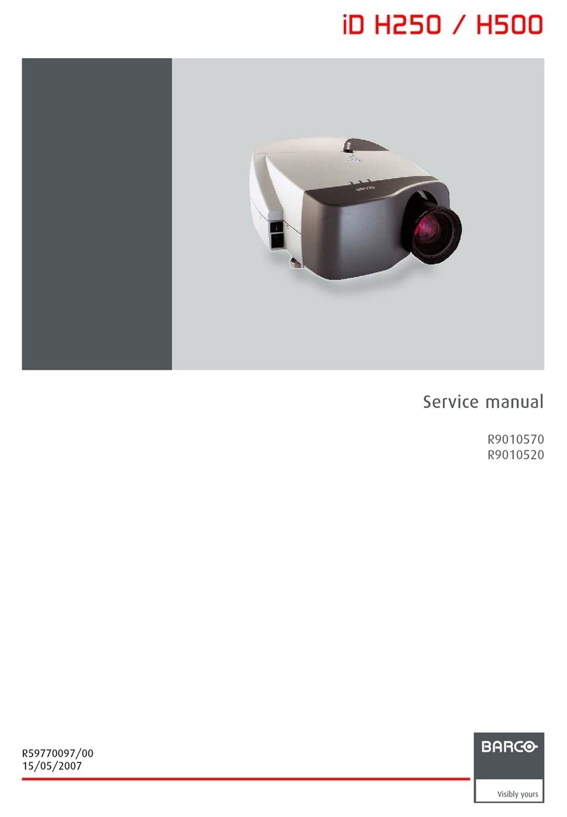 Barco iD H250 User manual Barco iD H250 User manual