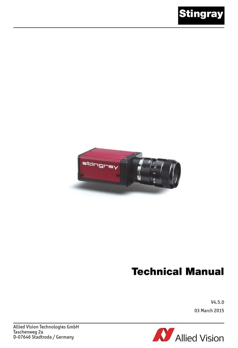 Allied Vision Technologies Stingray Technical manual