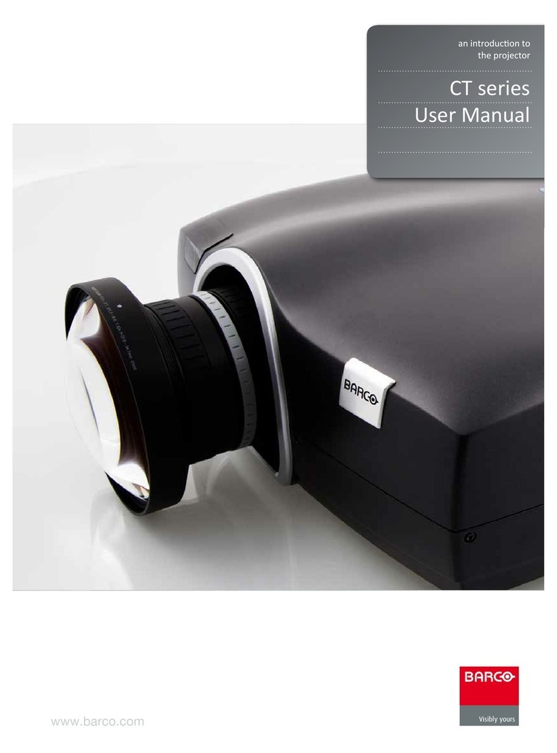 Barco CTHD-61B User manual
