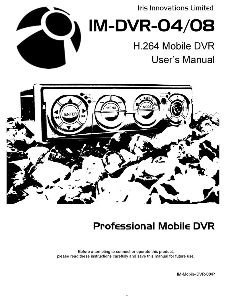 Iris Innovations IM-DVR-04 user manual