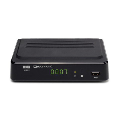 August DVB415 user manual