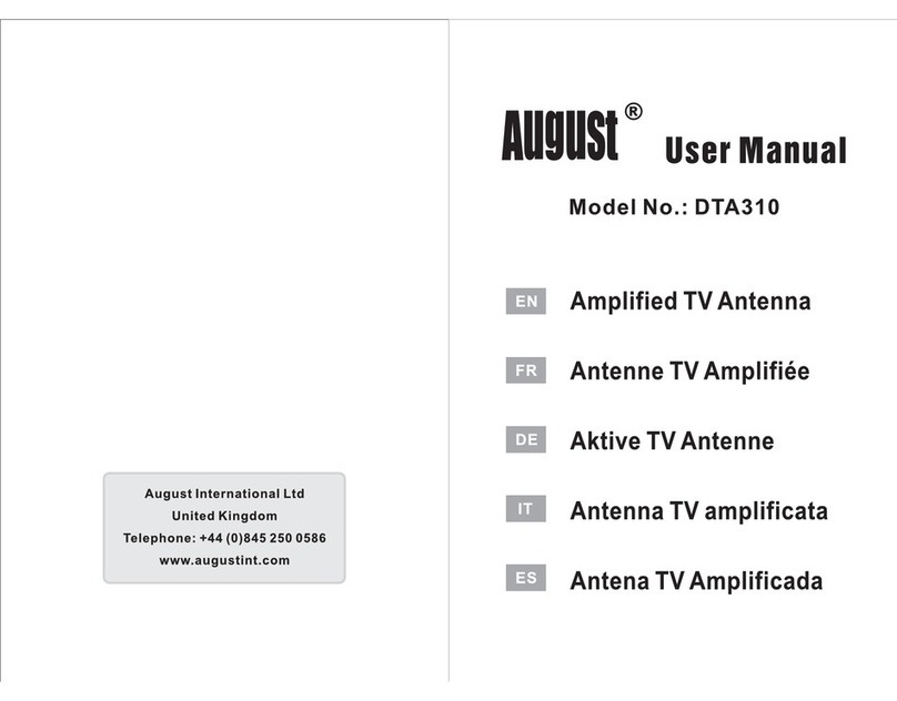 August DTA310 user manual