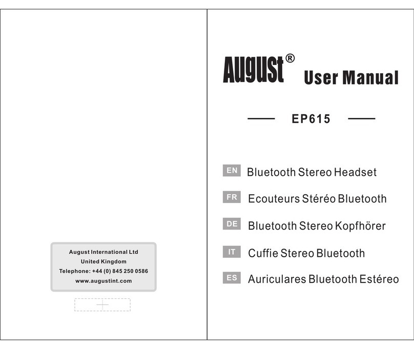August EP615 user manual
