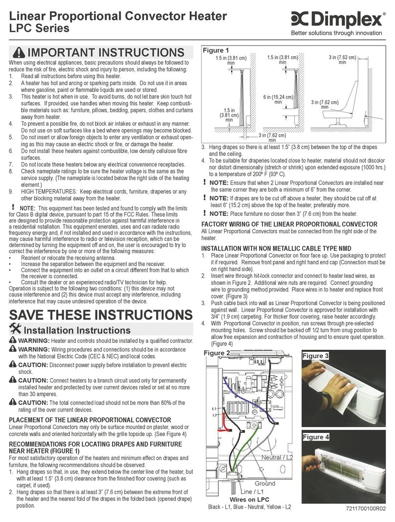 Dimplex LPC Series User manual