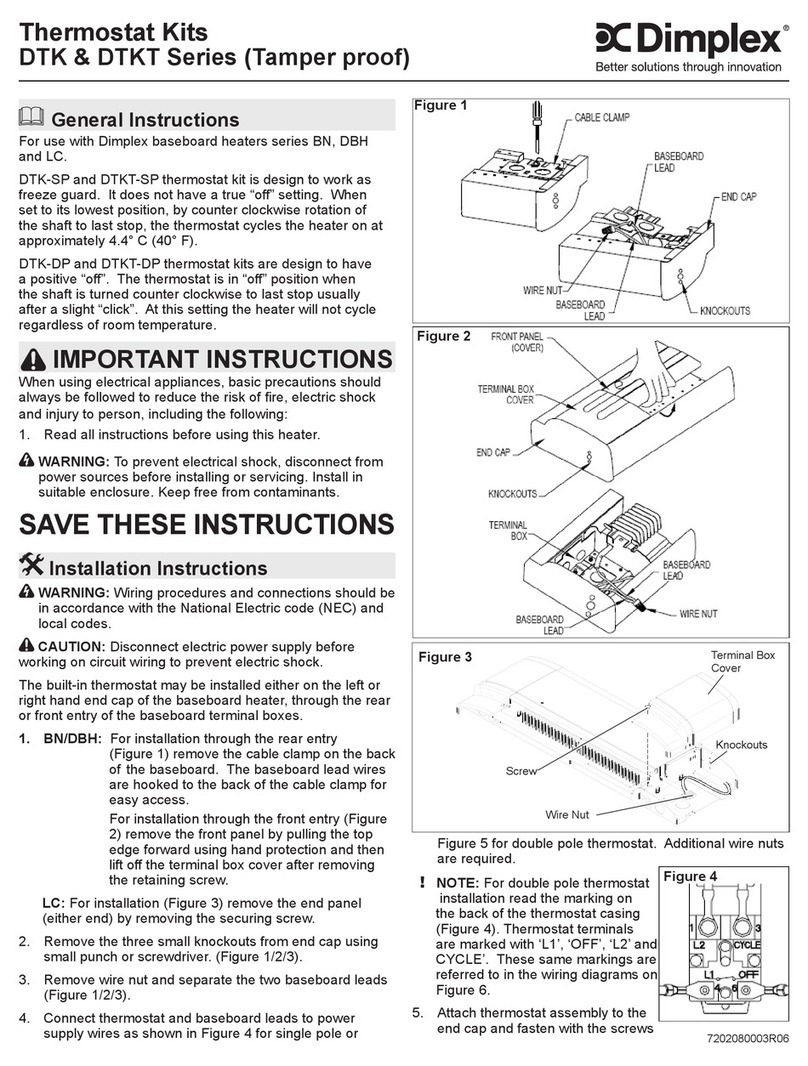Dimplex DTK Series User manual