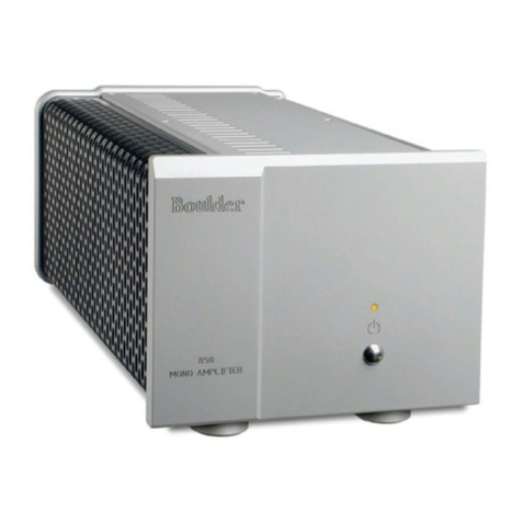 Boulder 850 User manual Boulder 850 User manual