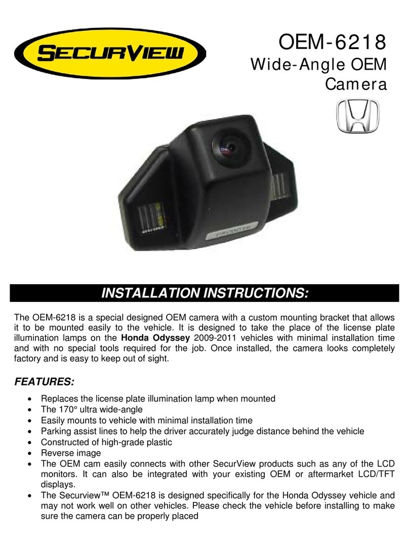 CrimeStopper SecurView OEM-6218 installation instructions