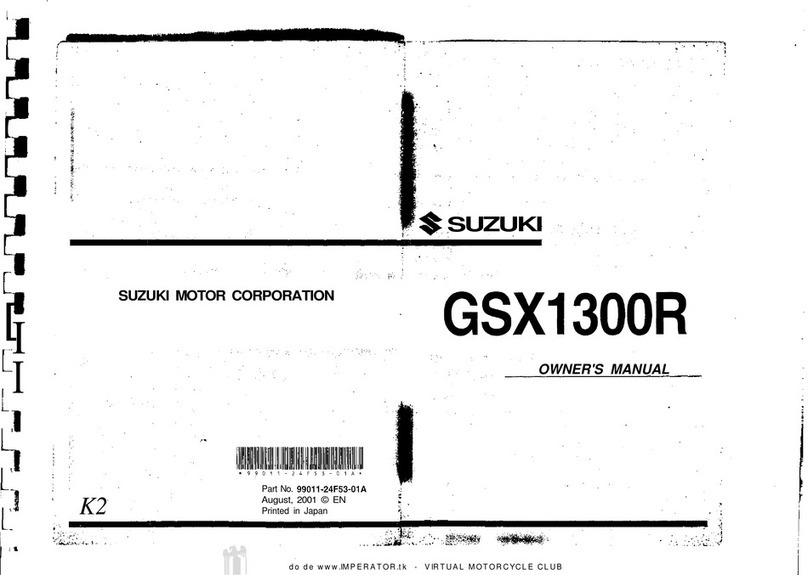 Suzuki GSX-1300R User manual