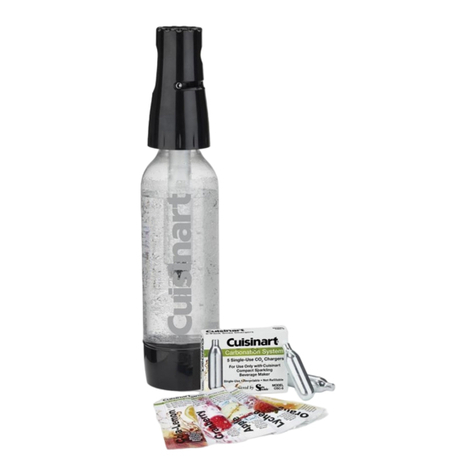 Cuisinart Compact Sparkling Beverage Maker User manual