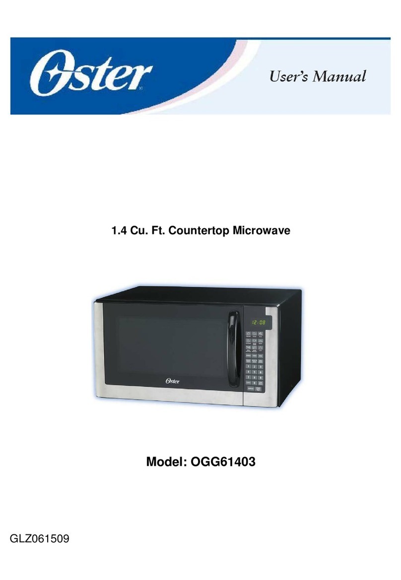 Oster OGG61403 User manual