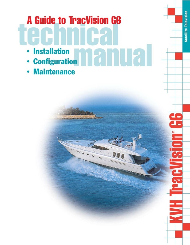 KVH Industries KVH TracVision TracVision G6 User manual