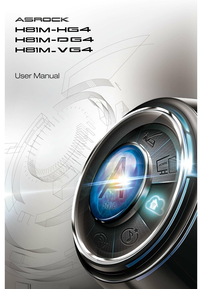 ASROCK H81M-HG4 User manual