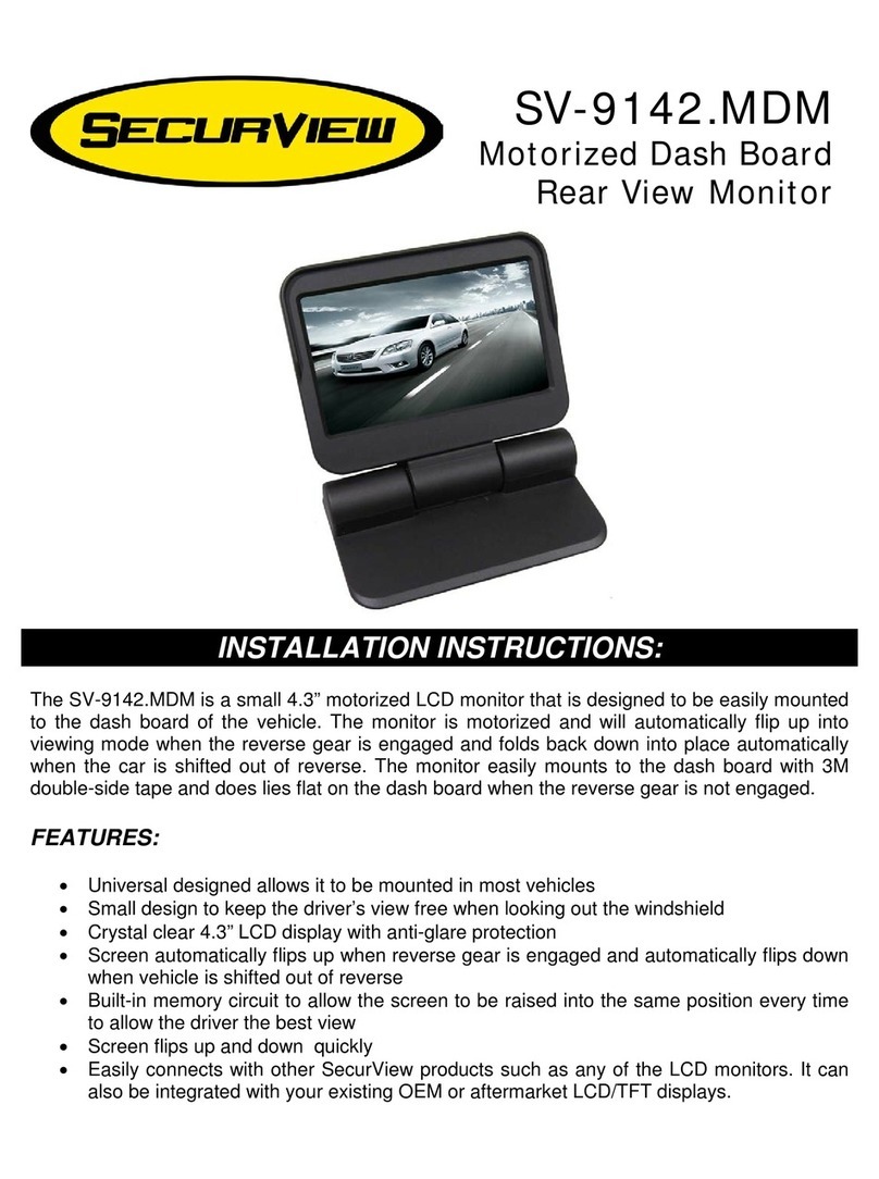 SecurView SecurView SV-9142.MDM installation instructions
