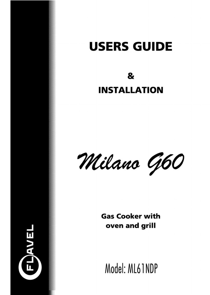 Flavel Milana G60 ML61NDP Instruction Manual